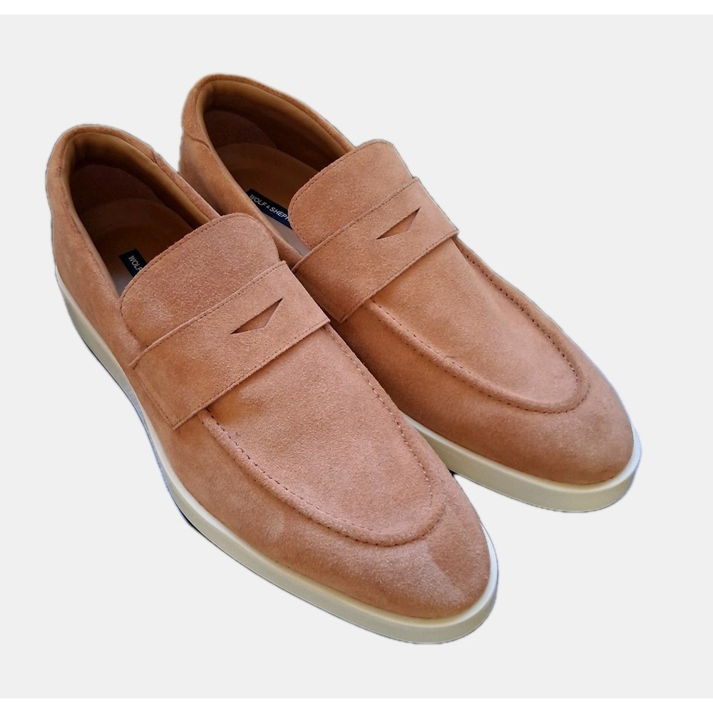 Wolf & Shepherd Men's Size 14 M Closer Penny Loafer Soft Brown Suede Worn Once - Picture 10 of 16